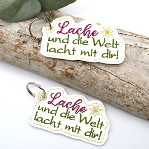 Stickdatei-Lachen-Anhnger