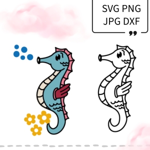 Plotterdatei-Seepferdchen