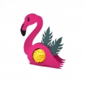 Bild 4 von Plotterdatei Flamingo zum Befüllen für Schokokugel Lolli 