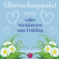 Bild 1 von Frühlingspaket voller Überraschungsstickdateien 2025  / (Variante Lizenz) Standard privat + kl. Lizenz